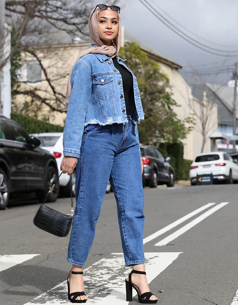 Wide Leg Mom Jeans