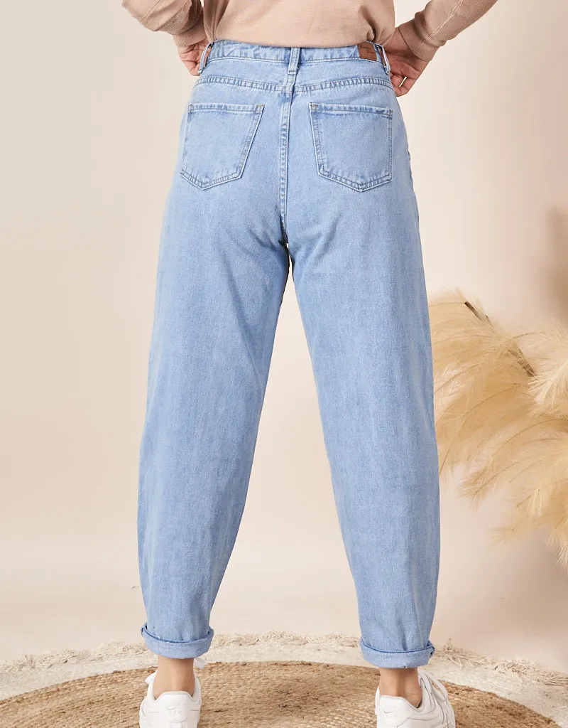 Wide Leg Mom Jeans