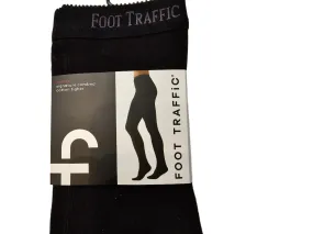 Women's Black Cotton Tights 60% Comber Cotton 35% Nylon 5% Spandex Tall