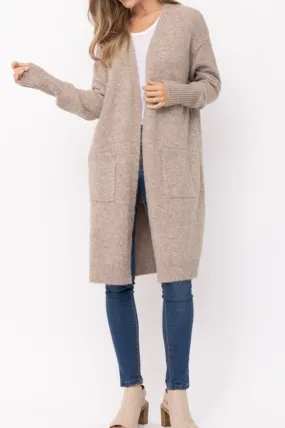 Women's Open front casual long cardigan sweater