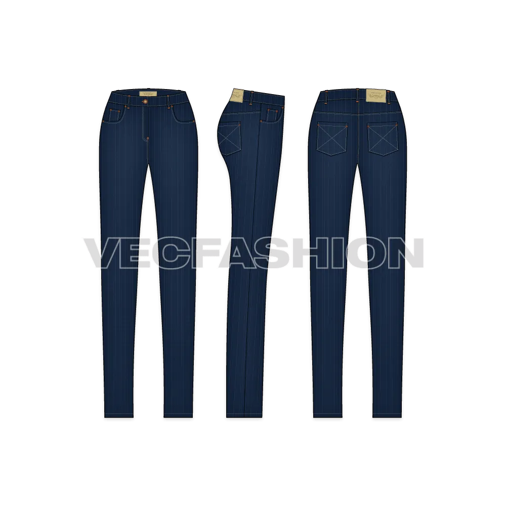 Women's Regular Fit Denim Jeans