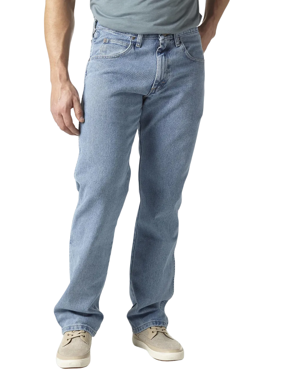 Wrangler Men's Rugged Wear Relaxed Fit In Vintage Indigo Jean