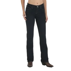 Wrangler Women's Dark Dynasty Ultimate Riding Q-baby Jeans