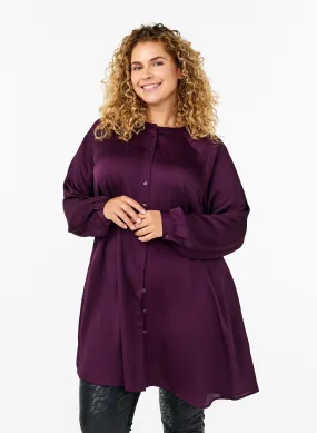 Zizzi Vigga Tunic in Deep Purple